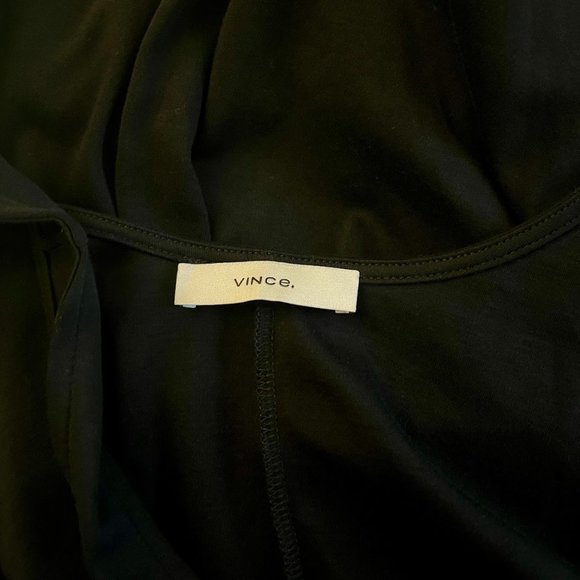 VINCE Side Tie Midi Sheath Dress XS - Picture 4 of 4